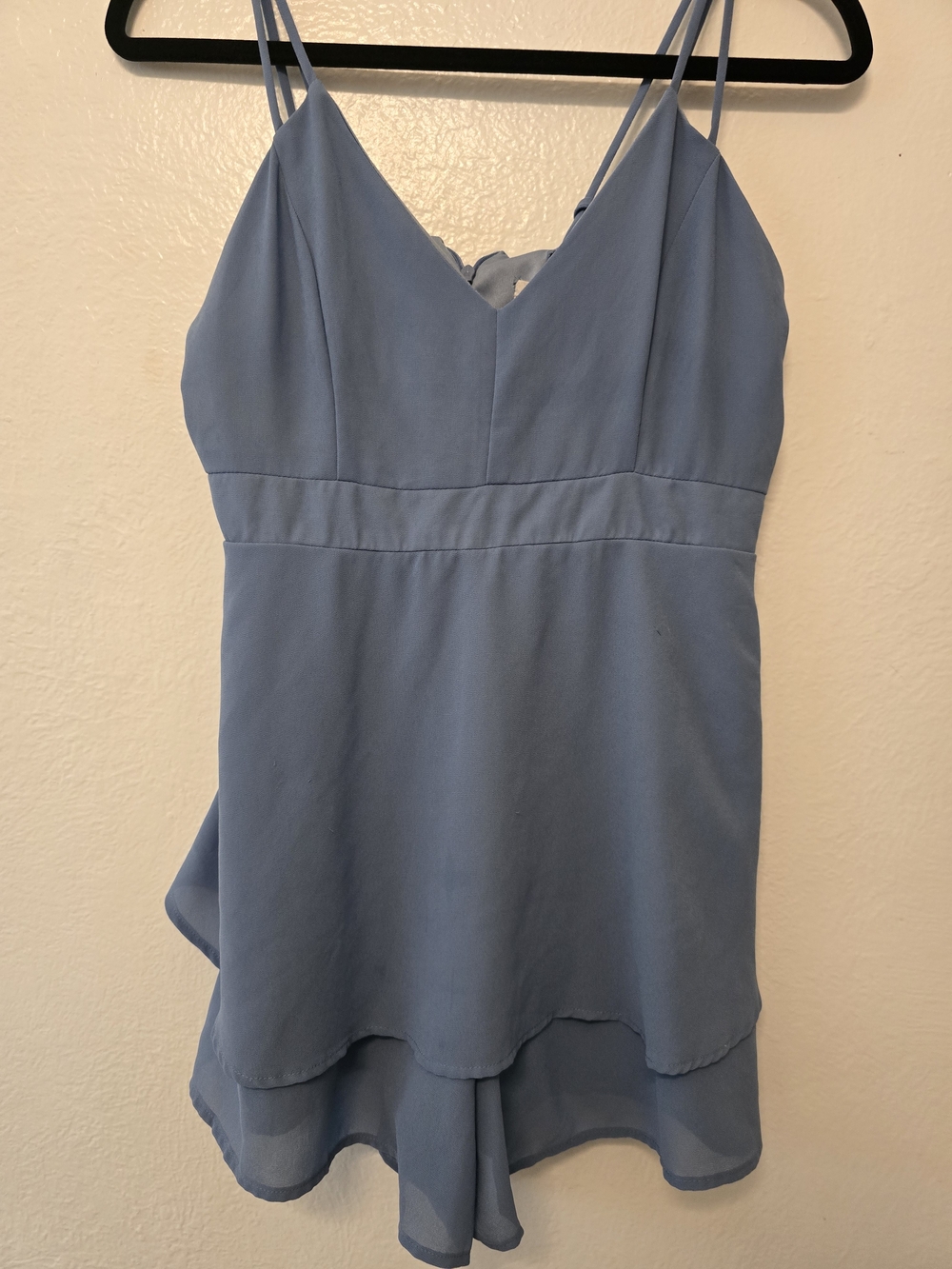 Altar'd State Light Blue Double-Layer Spaghetti Strap Camisole